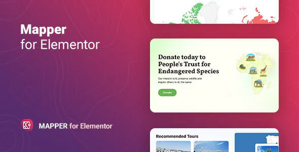 Mapper – Interactive World Map for Elementor