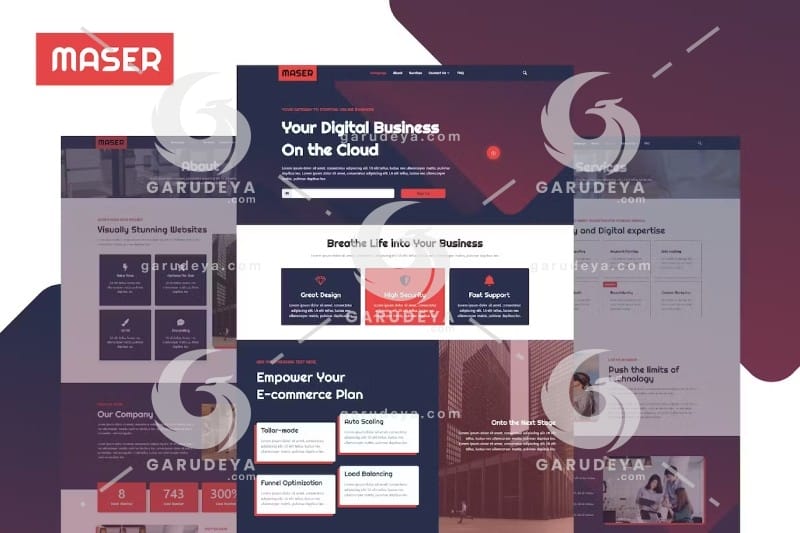 Maser – Web Design Agency Elementor Template Kit