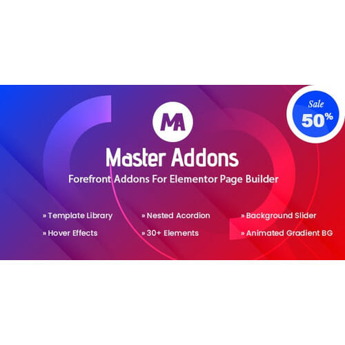 Master Addons Pro for Elementor - Forefront Elements for Elementor