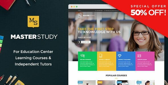 Masterstudy – Education WordPress Theme