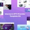 MaxiNet - Internet & IPTV Provider Elementor Template Kit