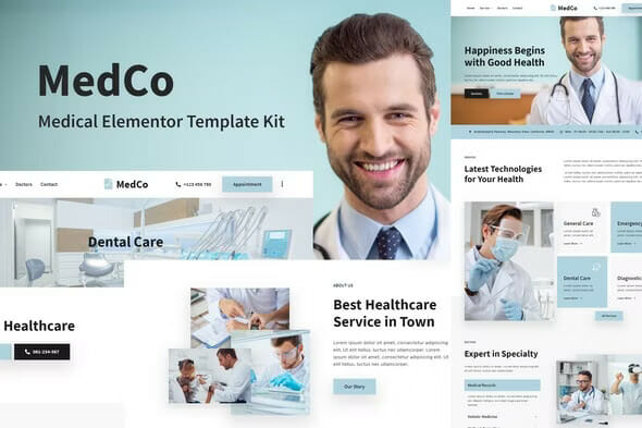 Medco – Medical Elementor Template Kit