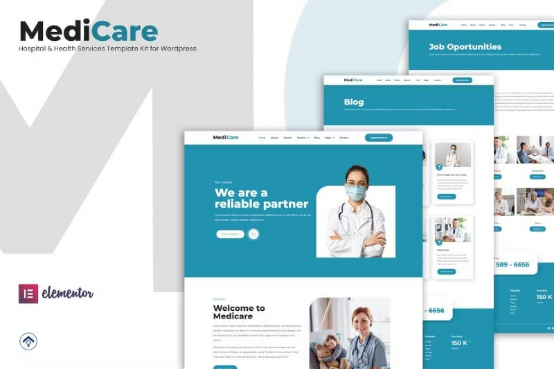 MediCare – Hospital & Health Service Elementor Template Kit