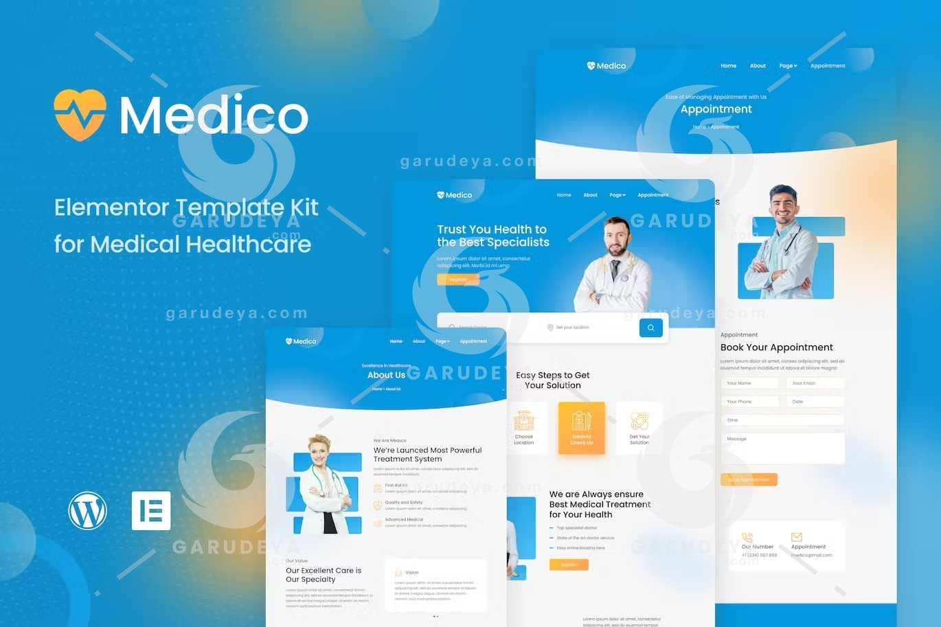 Medico – Medical & Healthcare Elementor Template Kit