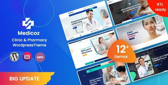 Medicoz – Clinic & Pharmacy WordPress Theme