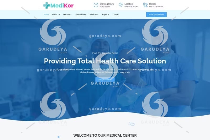 Medikor - Medical Healthcare Elementor Template Kit