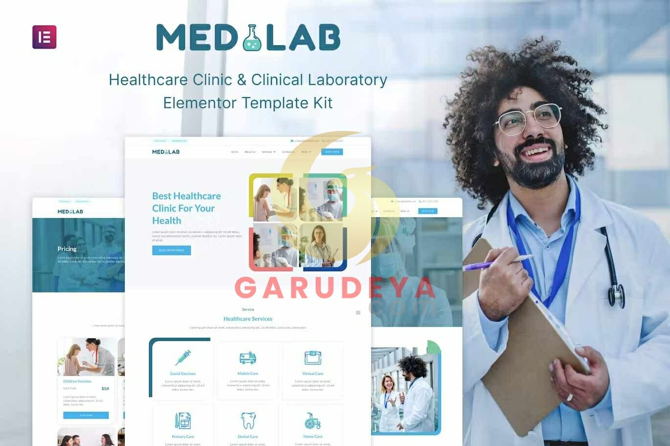 Medilab – Healthcare & Clinical Laboratory Elementor Template Kit