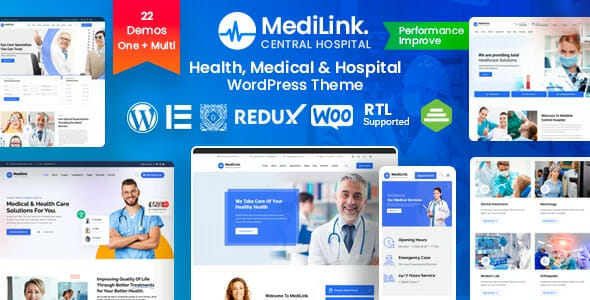 Medilink - Health & Medical WordPress Theme