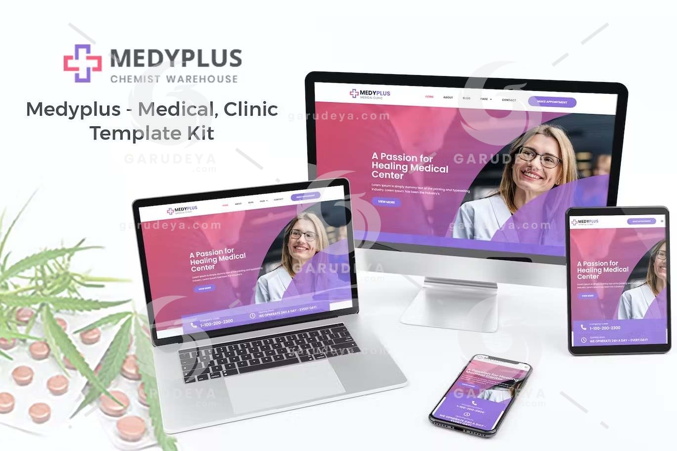 Medyplus - Medical, Clinic Template Kit