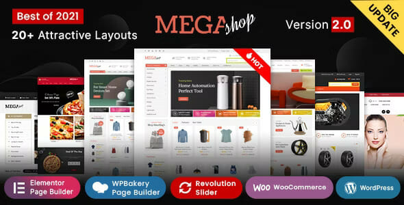 Mega Shop – WooCommerce Responsive Theme