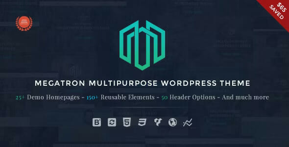 Megatron – Responsive MultiPurpose WordPress Theme