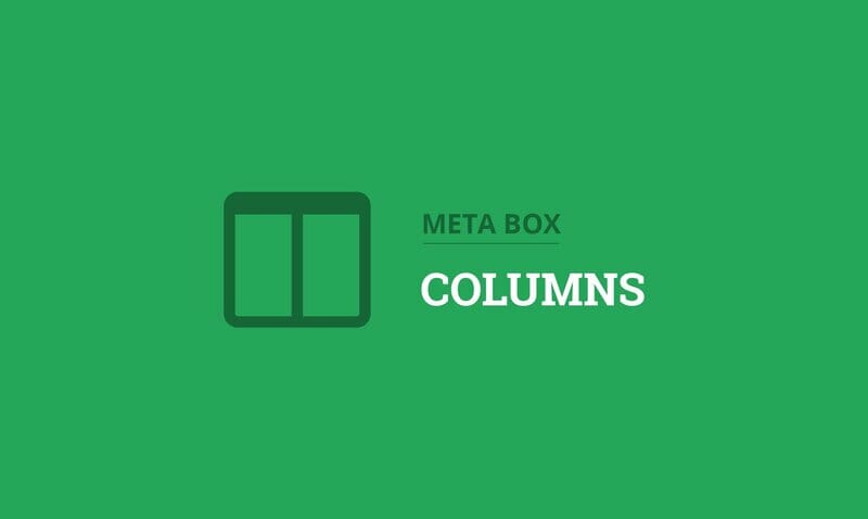 Meta Box Columns Extension