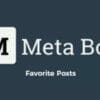 Meta Box Favorite Posts