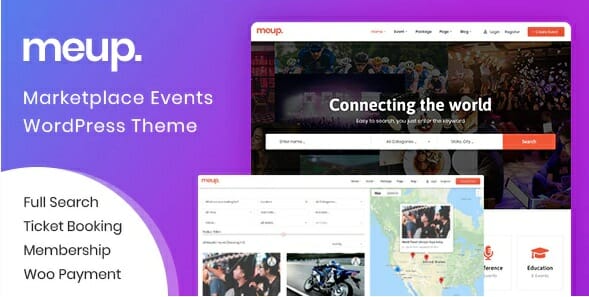 Meup - Marketplace Events WordPress Theme