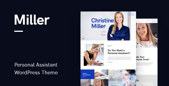 Miller - Personal Assistant & Administrative Services WordPress Theme