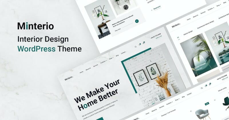 Minterio – Interior Design WordPress Theme