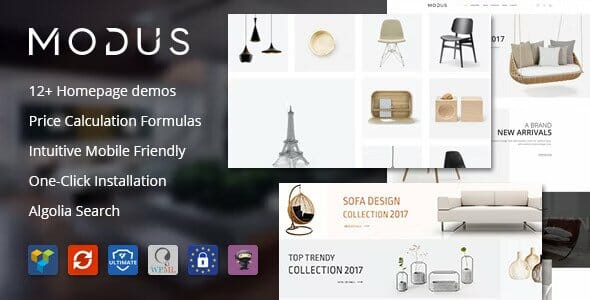 Modus – Modern Furniture WooCommerce Theme