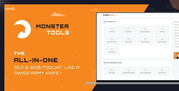 MonsterTools: The All-in-One SEO & Web Toolkit, like a Swiss Army Knife