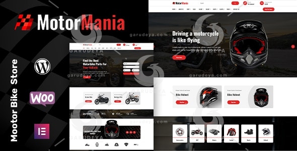 MotorMania - Motorcycle Accessories WooCommerce Theme