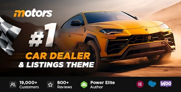 Motors - Car Dealer, Rental & Listing WordPress theme