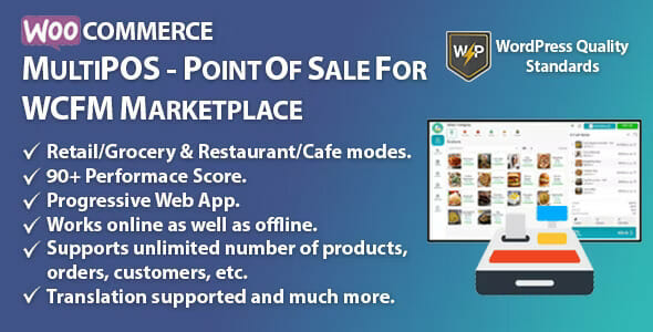 MultiPOS - Point of Sale for WCFM Marketplace MultiVendor POS System