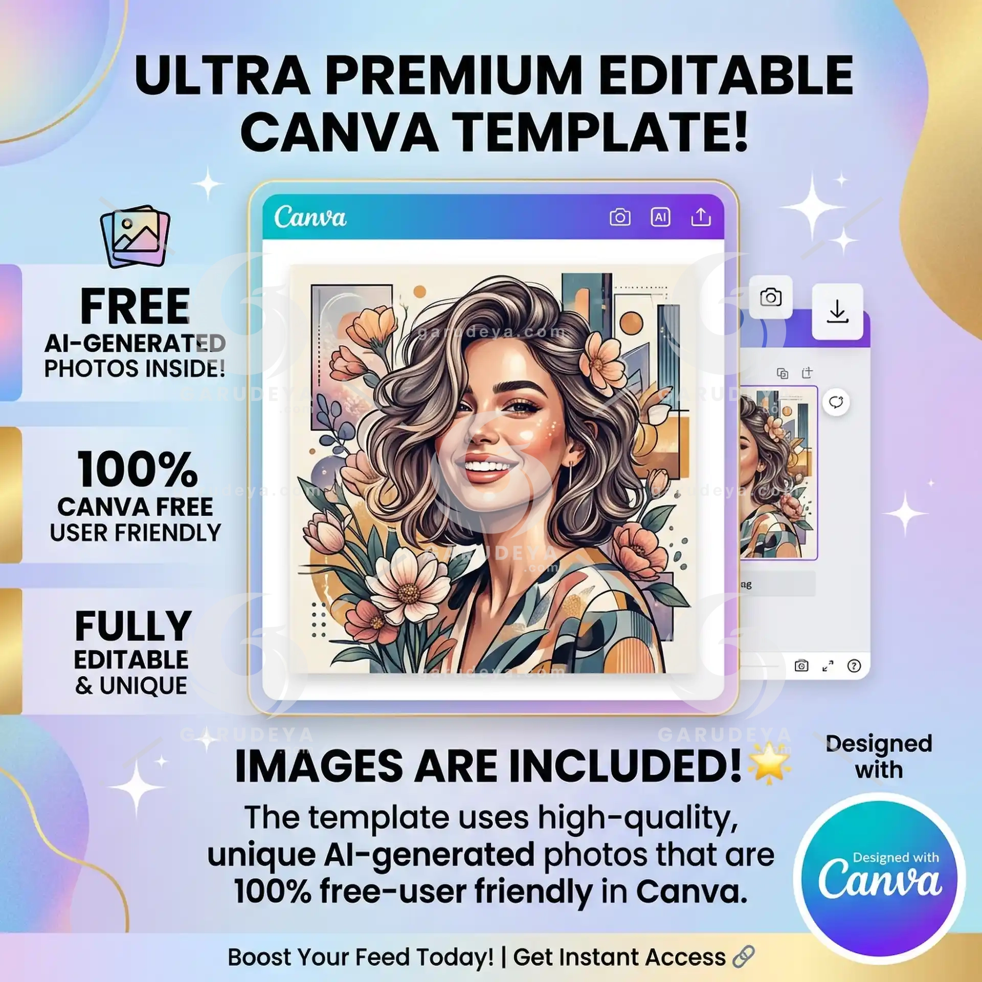 Music School Canva Templates | Kids Teen Academy Social Media Bundle