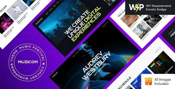 Muzicon – Music Festival & Concert WordPress Theme