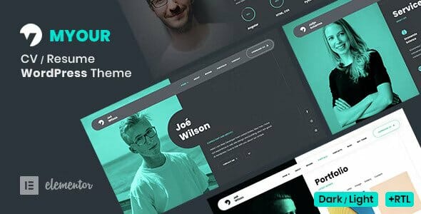 Myour – CV Resume WordPress Theme