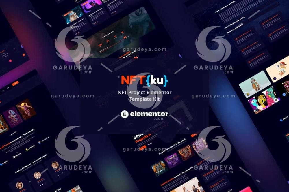 NFTku – NFT Project Elementor Template Kit