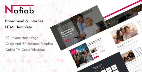 Nafiab - Broadband & Internet HTML Template