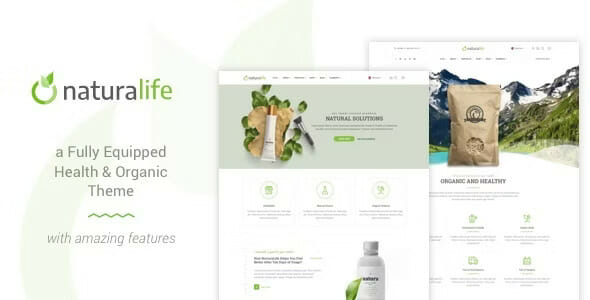 NaturaLife Health & Organic WordPress Theme