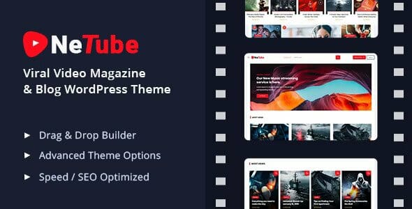 Netube – Viral Video Blog / Magazine WordPress Theme