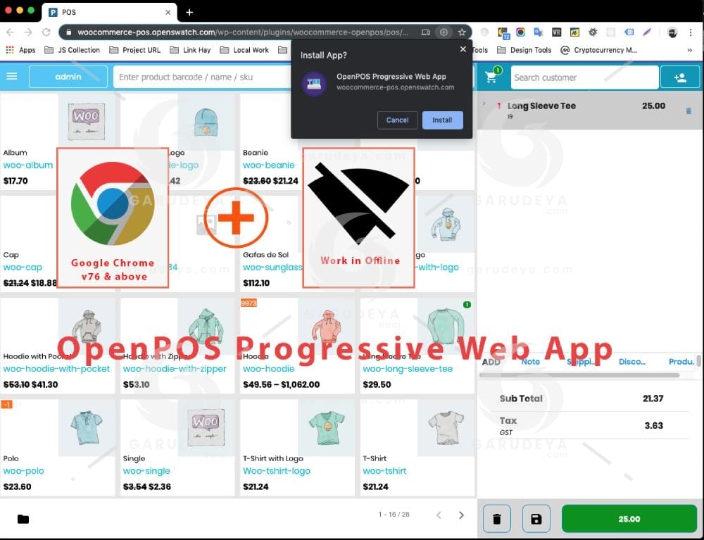 New Feature: OpenPOS Progressive Web Apps on Desktop