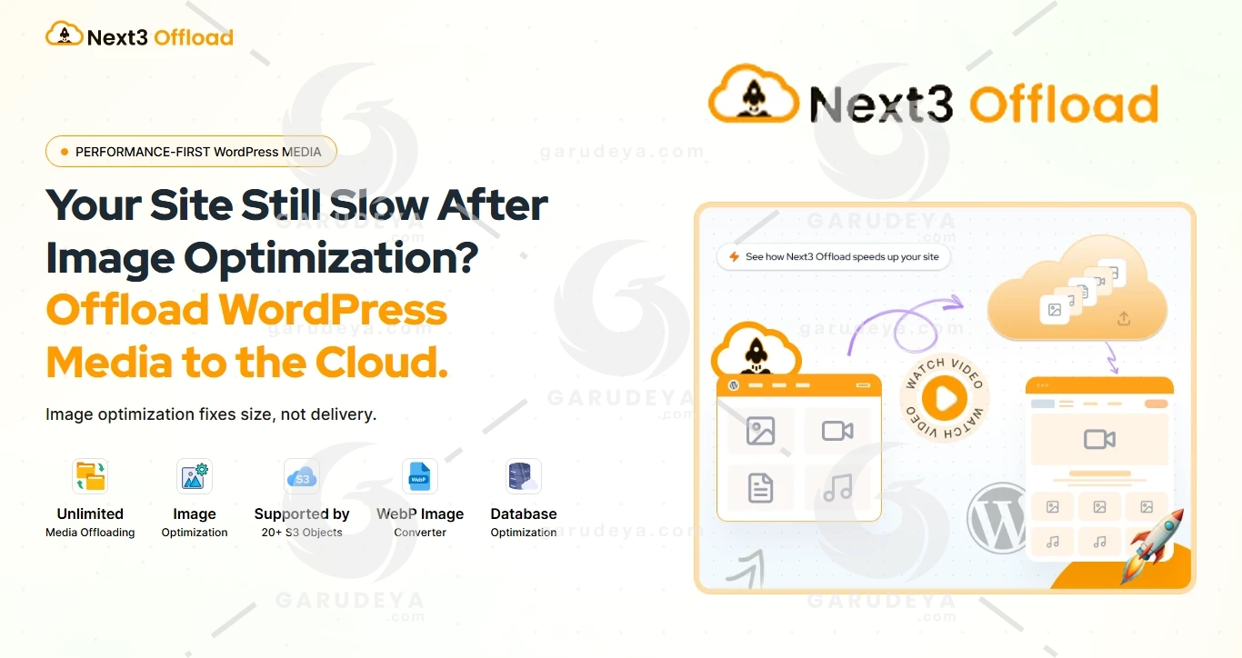 Next3 Offload – WordPress offload Media Optimization Plugin