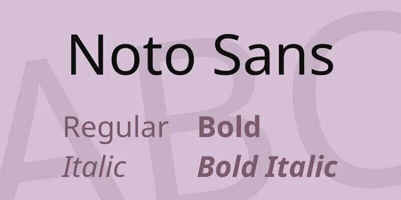 Noto Sans Display Font