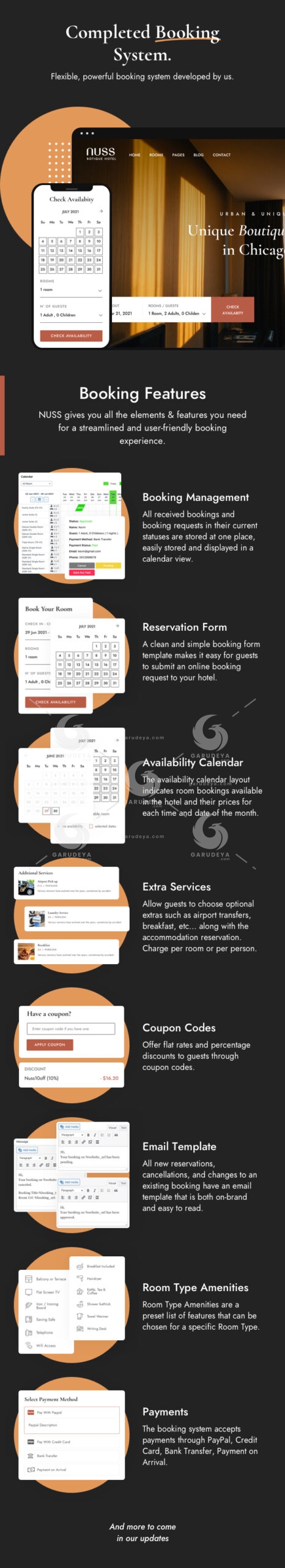 Nuss - Hotel Booking WordPress Theme