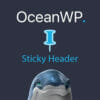 OceanWP Sticky Header