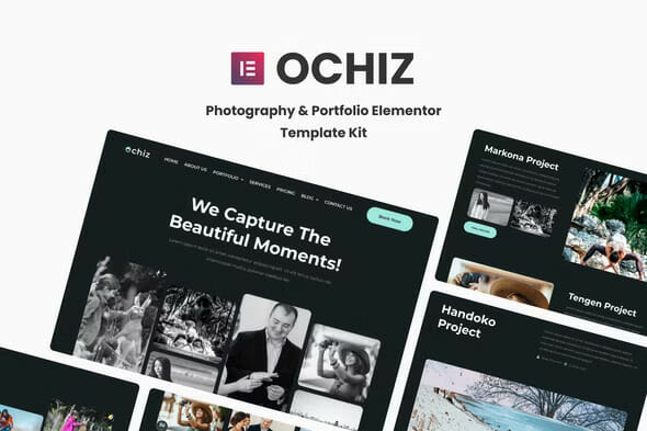 Ochiz – Photography & Portfolio Elementor Template Kit