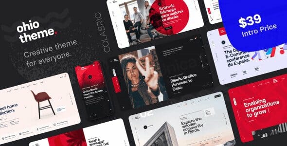 Ohio – Creative Portfolio & Agency WordPress Theme