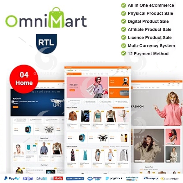 OmniMart – Laravel CMS eCommerce Script