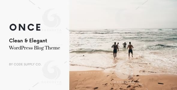 Once – Clean & Elegant WordPress Blog Theme