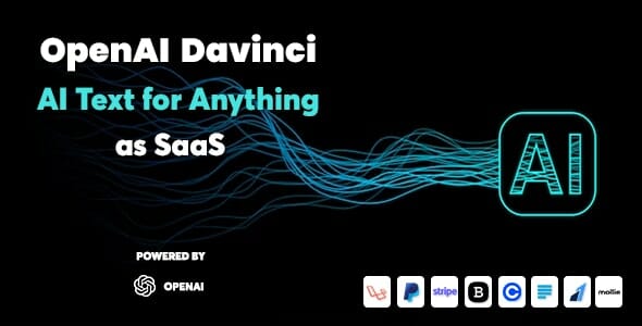 OpenAI Davinci – AI Writing Assistant and Content Creator as SaaS