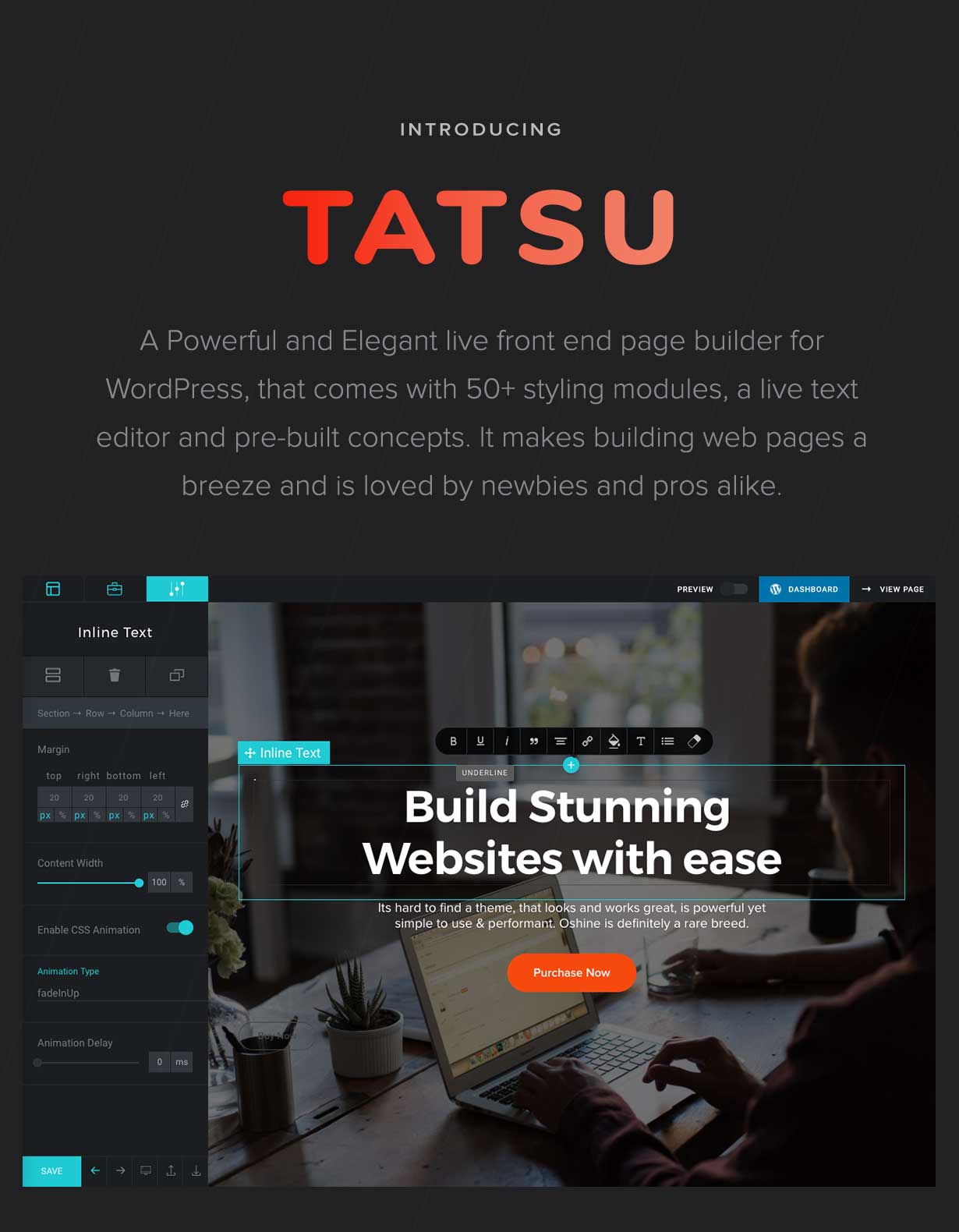 Oshine - Multipurpose Creative WordPress Theme
