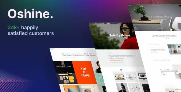 Oshine - Multipurpose Creative WordPress Theme