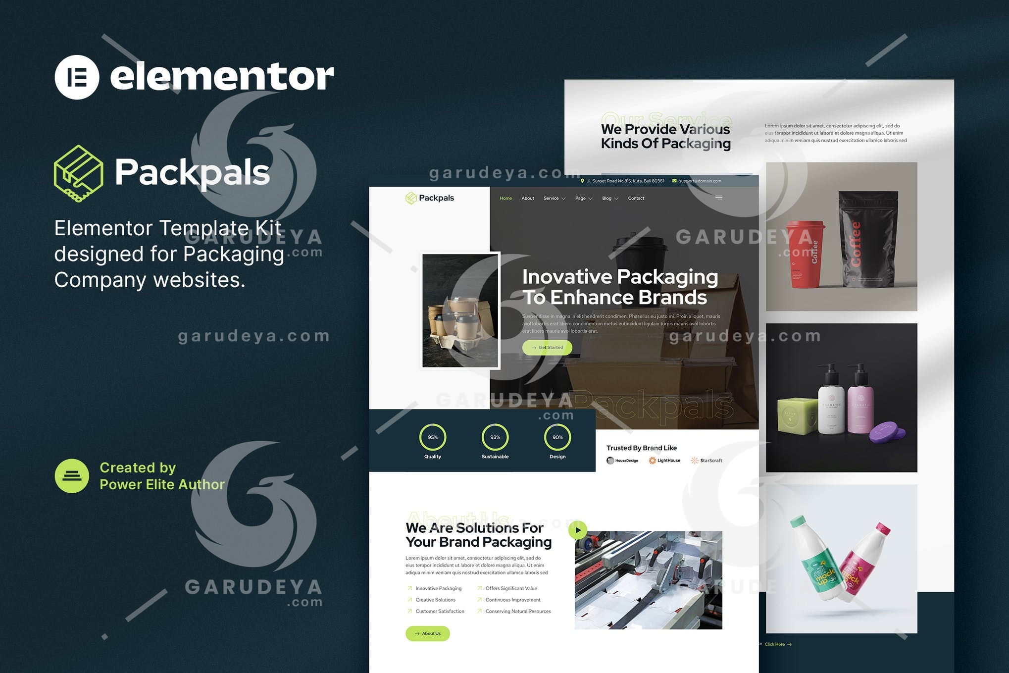 Packpals - Packaging Company Elementor Template Kit