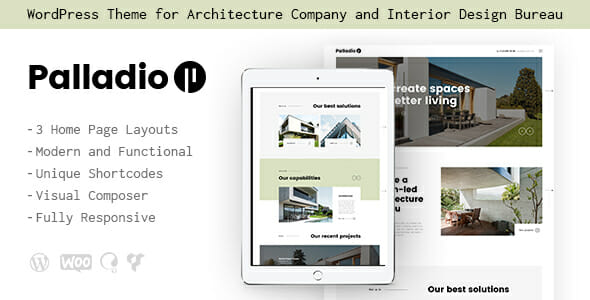 Palladio – Interior Design & Architecture Construction WordPress Theme