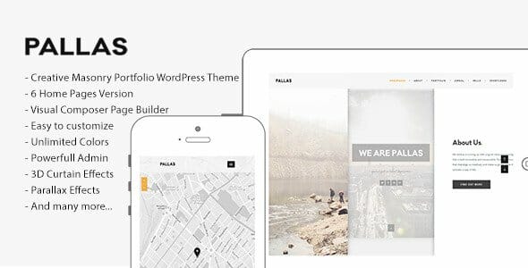 Pallas – Creative Multi-Purpose WordPress Theme