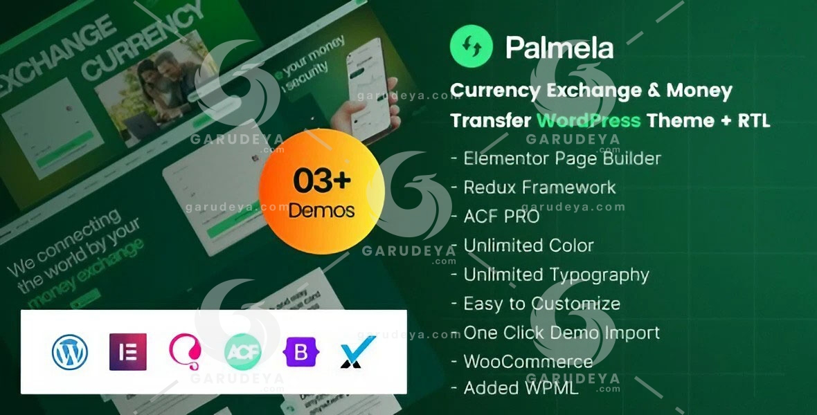 Palmela - Online Banking & Money Transfer WordPress Theme