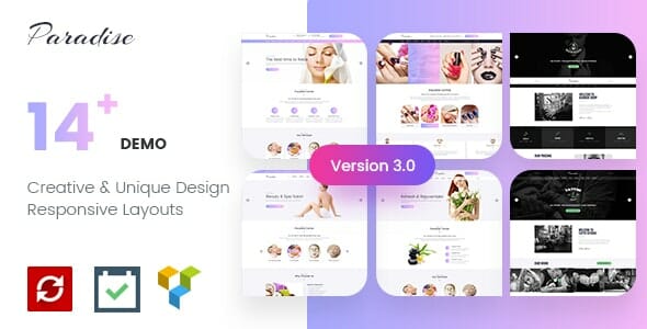 Paradise – Multipurpose Spa & Beauty WordPress Theme