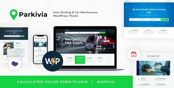 Parkivia - Auto Parking & Car Maintenance WordPress Theme